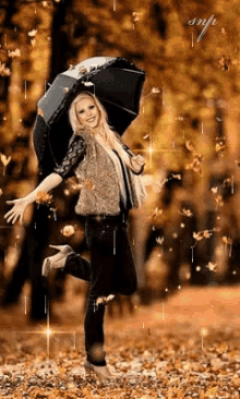 Girl Umbrella GIF - Girl Umbrella Raining GIFs