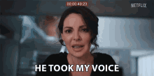 He Took My Voice Tully Hart GIF - He Took My Voice Tully Hart Firefly Lane GIFs