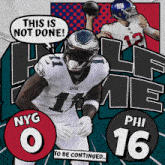 Philadelphia Eagles (16) Vs. New York Giants (0) Half-time Break GIF - Nfl National Football League Football League GIFs