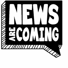 speech bubble news news are coming coming news new