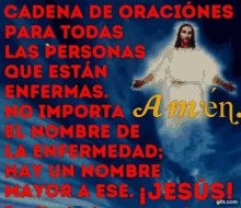 Cadena De Oraciones Amen GIF - Cadena De Oraciones Amen Jesus GIFs