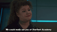 We Could Really Use You At The Starfleet Academy Sylvia Tilly GIF - We Could Really Use You At The Starfleet Academy Sylvia Tilly Star Trek Discovery GIFs