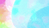 a purple and green background with a glowing light