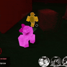 a screenshot of a video game shows a purple pony