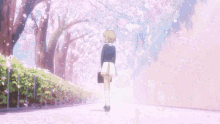 sakura kinomoto cardcaptor sakura clear card anime aesthetic cherry blossom