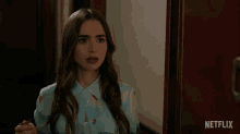 Sorry Lily Collins GIF - Sorry Lily Collins Emily Cooper GIFs