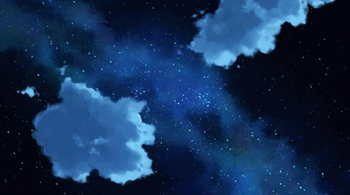 Painting Anime Cumulus Cloud