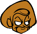 Ventriloquist Woody Icon Sticker