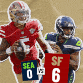 San Francisco 49ers (6) Vs. Seattle Seahawks (0) First-second Quarter Break GIF - Nfl National Football League Football League GIFs