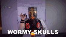 Wormy Skulls Swaggersouls GIF - Wormy Skulls Swaggersouls Head Full Of Worms GIFs