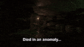 a video game scene with the words torn apart by dogs on the bottom