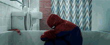 Spider Man Crying GIF