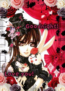 a picture of a girl with the words goodnight love you written on it