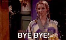 Bye Bye! GIF - Friends Lksa Kudrow Phoebe Buffay GIFs