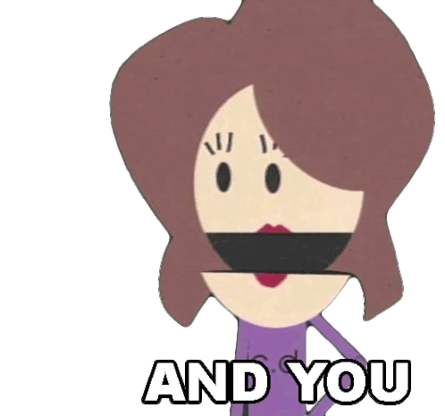 And You Celine Dion Sticker - And You Celine Dion South Park Stickers