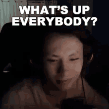 Whats Up Everybody Zachary Patrone GIF - Whats Up Everybody Zachary Patrone Zekken GIFs