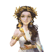 a woman in a white dress holds a gold trophy