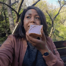 Eating A Toast Kemushichan GIF - Eating A Toast Kemushichan Eating Bread GIFs