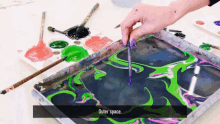 Fabric Marbling Outer Space GIF - Fabric Marbling Outer Space Design GIFs
