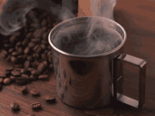 Calming Coffee GIF - Calming Coffee Steam GIFs