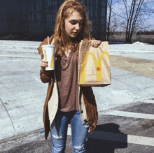 Sophie Nelisse Maccas GIF
