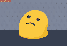 a yellow smiley face with tears coming out of it 's eyes