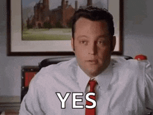 Excited Vince Vaughn GIF