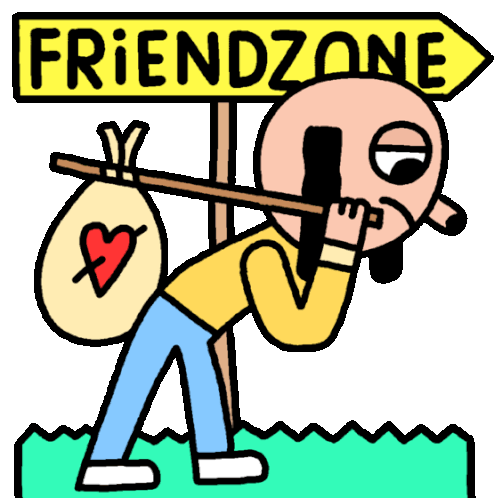 Sad Dog Saying Friendzone Sticker - Kindof Perfect Lovers Friend Zone Sad Stickers