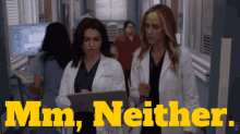 Greys Anatomy Amelia Shepherd GIF - Greys Anatomy Amelia Shepherd Mm Neither GIFs