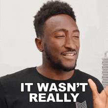 It Wasnt Really That Dramatic Marques Brownlee GIF - It Wasnt Really That Dramatic Marques Brownlee It Wasnt Really That Impressive GIFs