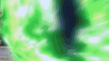a green background with a few white spots