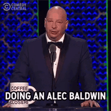 Doing An Alec Baldwin Impression Roast GIF - Doing An Alec Baldwin Impression Roast Sarcasm GIFs
