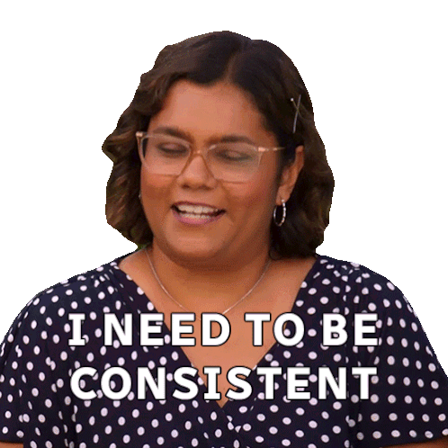 I Need To Be Consistent Candice Sticker - I Need To Be Consistent Candice The Great Canadian Baking Show Stickers