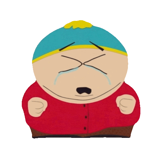 Crying Eric Cartman Sticker - Crying Eric Cartman South Park Dikinbaus Hot Dogs Stickers