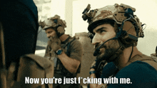 Now You'Re Just Fcking With Me Seal Team GIF - Now You'Re Just Fcking With Me Seal Team Omar Hamza GIFs