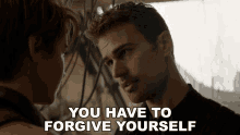 You Have To Forgive Yourself Theo James GIF - You Have To Forgive Yourself Theo James Tobias Four Eaton GIFs