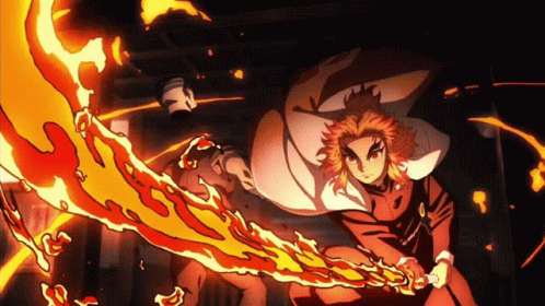 Demon Slayer Rengoku Gif Demon Slayer Rengoku Anime Discover Share Gifs