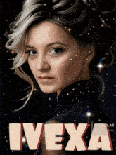 a picture of a woman with the name ivexa