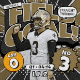 New Orleans Saints (3) Vs. Los Angeles Rams (0) First Quarter GIF - Nfl National Football League Football League GIFs