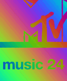 mtv mtv music24 waves colorful