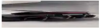 a close up of a car 's rear bumper on a gray background .
