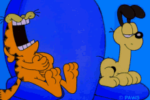 Laughing Odie GIF - Laughing Odie Garfield GIFs