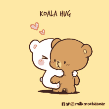 Milk And Mocha Hug GIF - Milk And Mocha Hug GIFs