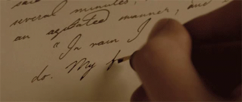 Letter Writing GIF - Letter Writing Notes GIFs