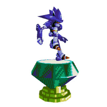 Mecha Sonic Master Emerald Turntable Sonic3and Knuckles GIF - Mecha Sonic Master Emerald Turntable Mecha Sonic Sonic3and Knuckles GIFs