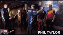 Phil Taylor Blindfold GIF - Phil Taylor Blindfold Bullseye GIFs