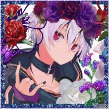 Vflower Vocaloid Flower GIF - Vflower Vocaloid Flower Flower GIFs
