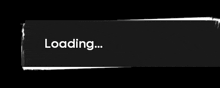a black and white loading screen with a skateboard