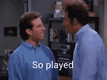 Kramer So Played GIF - Kramer So Played Seinfeld GIFs