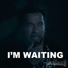 I'M Waiting Trench GIF - I'M Waiting Trench Arnold Schwarzenegger GIFs